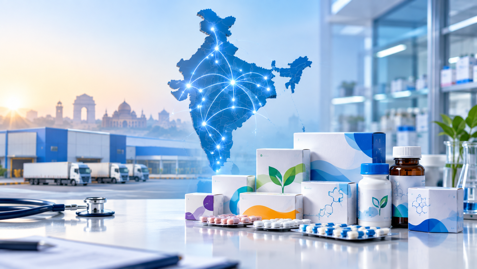 Radicura pharmaceutical products distributed across India